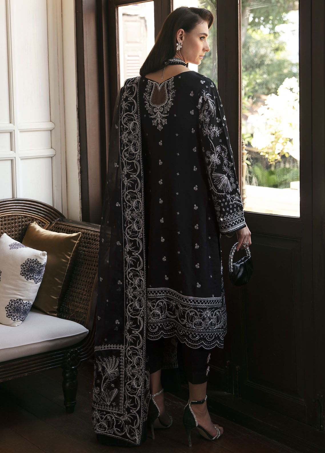 Gulaal Pret Embroidered Viscose 3 Piece Suit GL-LP-24V1-22 Nadine