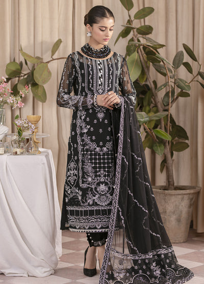 Gulaal Embroidered Chiffon Unstitched Collection 2023 UC-01 Mahjabeen