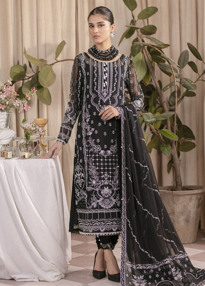 Gulaal Embroidered Chiffon Unstitched Collection 2023 UC-01 Mahjabeen