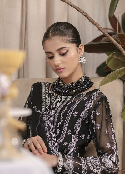 Gulaal Embroidered Chiffon Unstitched Collection 2023 UC-01 Mahjabeen