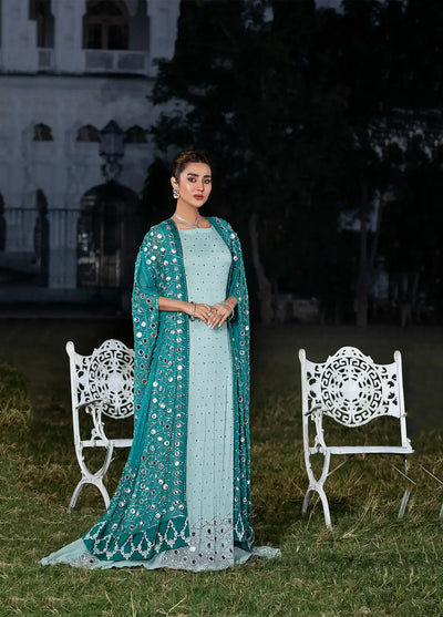 Guzel By Ameerah Usman Pret Casual Chiffon Gown Nehal Gown