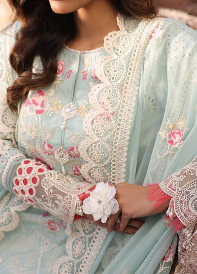 Hania by Imrozia Premium Embroidered Lawn Suits Unstitched 3 Piece SL-76 A Aidan