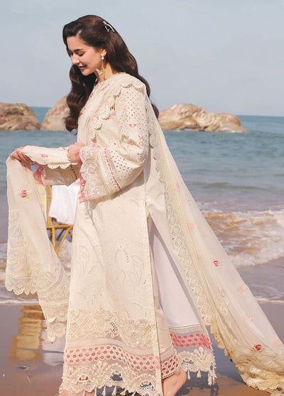 Hania by Imrozia Premium Embroidered Lawn Suits Unstitched 3 Piece SL-76 Irha