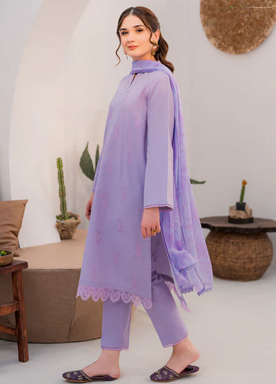 Hana Pret Embroidered Lawn 3 Piece Suit Ethereal