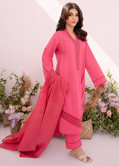 Hana Pret Embroidered Lawn 3 Piece Suit Rosette