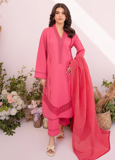 Hana Pret Embroidered Lawn 3 Piece Suit Rosette