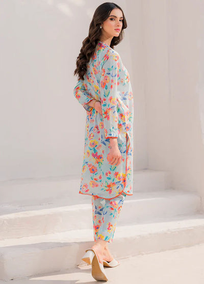 Hana Pret Printed Lawn Silk 2 Piece Suit Coastal