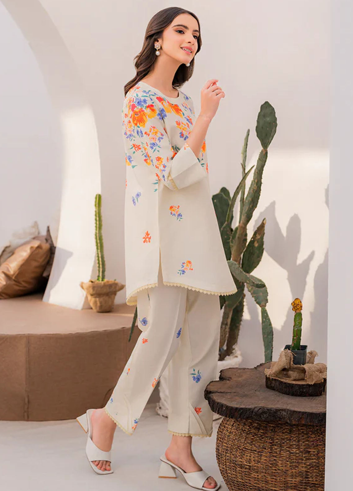 Hana Pret Printed Lawn Silk 2 Piece Suit Sublime