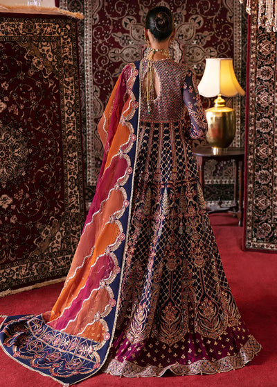 Hayat By Afrozeh Embroidered Chiffon Suits Unstitched 3 Piece AF23HY D-07 Sarang - Wedding Collection