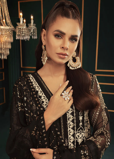 Shamooz Pret Embroidered Chiffon 3 Piece Suit SEM-0548 Kyra