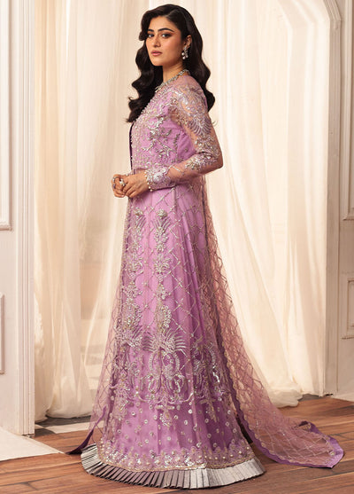 Hemline By Mushq Embroidered Suit Unstitched 3 Piece MQ24HA D-07 Heather - Formal Collection