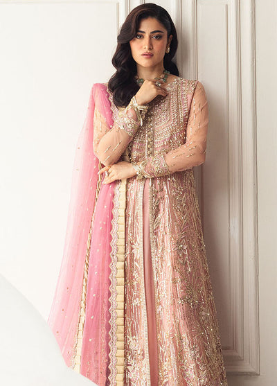 Hemline By Mushq Embroidered Suit Unstitched 3 Piece MQ24HA D-08 Amaranth - Formal Collection
