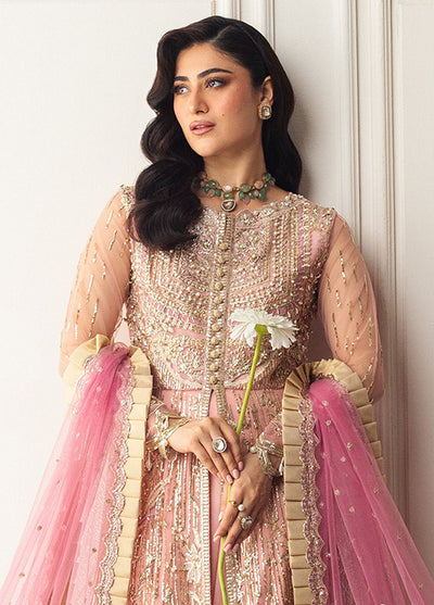 Hemline By Mushq Embroidered Suit Unstitched 3 Piece MQ24HA D-08 Amaranth - Formal Collection