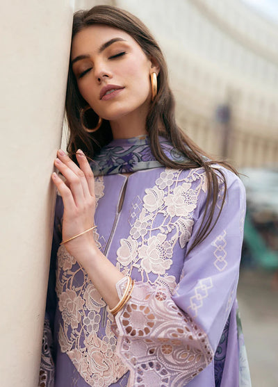 Hemline Odyssey By Mushq Unstitched Lawn Collection 2024 Bloom Boulevard