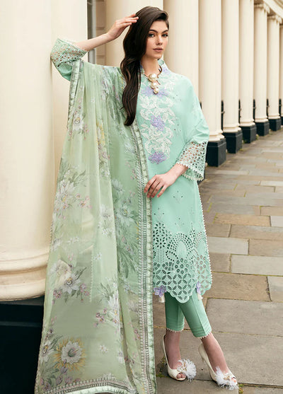 Hemline Odyssey By Mushq Unstitched Lawn Collection 2024 Bristol Beauty