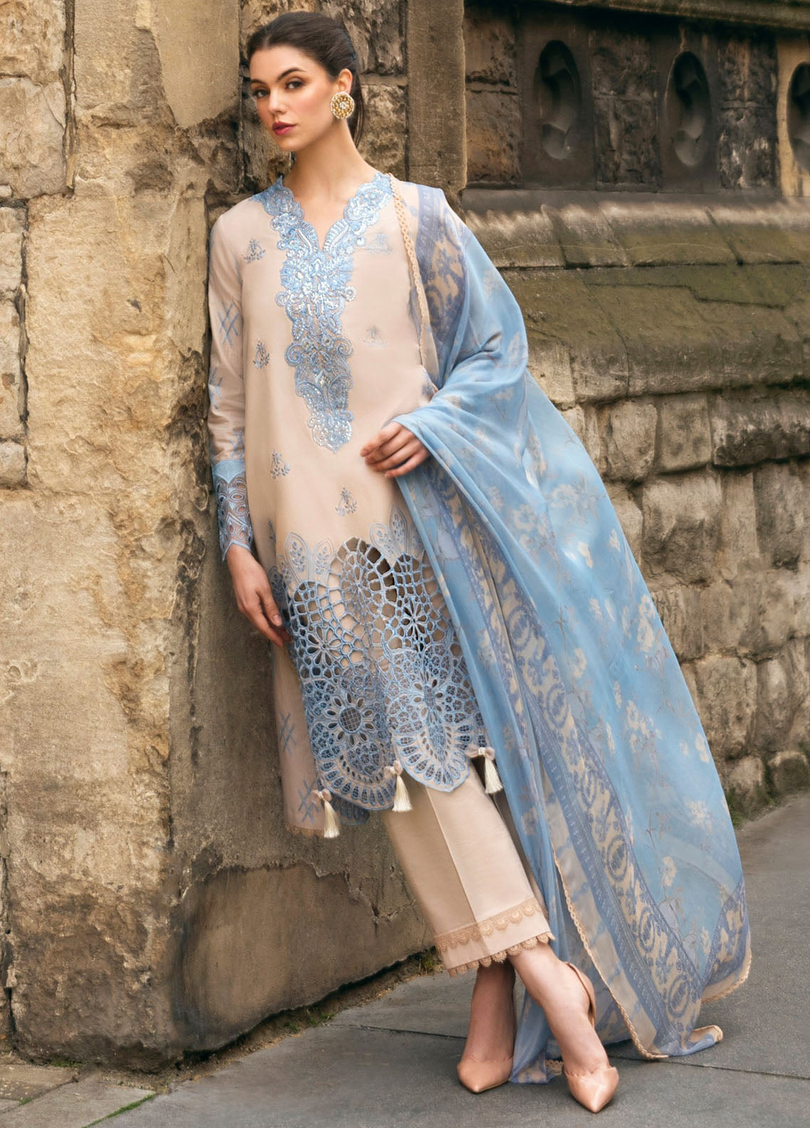 Hemline Odyssey By Mushq Unstitched Lawn Collection 2024 Mystical Muse