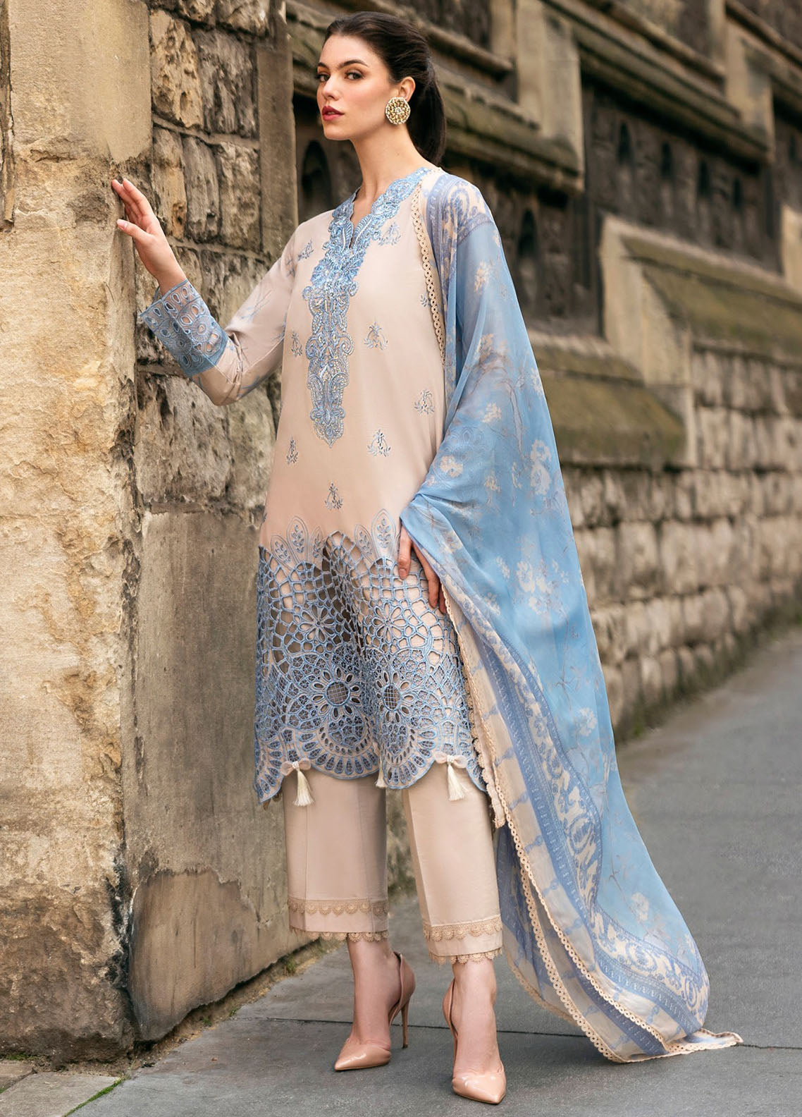 Hemline Odyssey By Mushq Unstitched Lawn Collection 2024 Mystical Muse