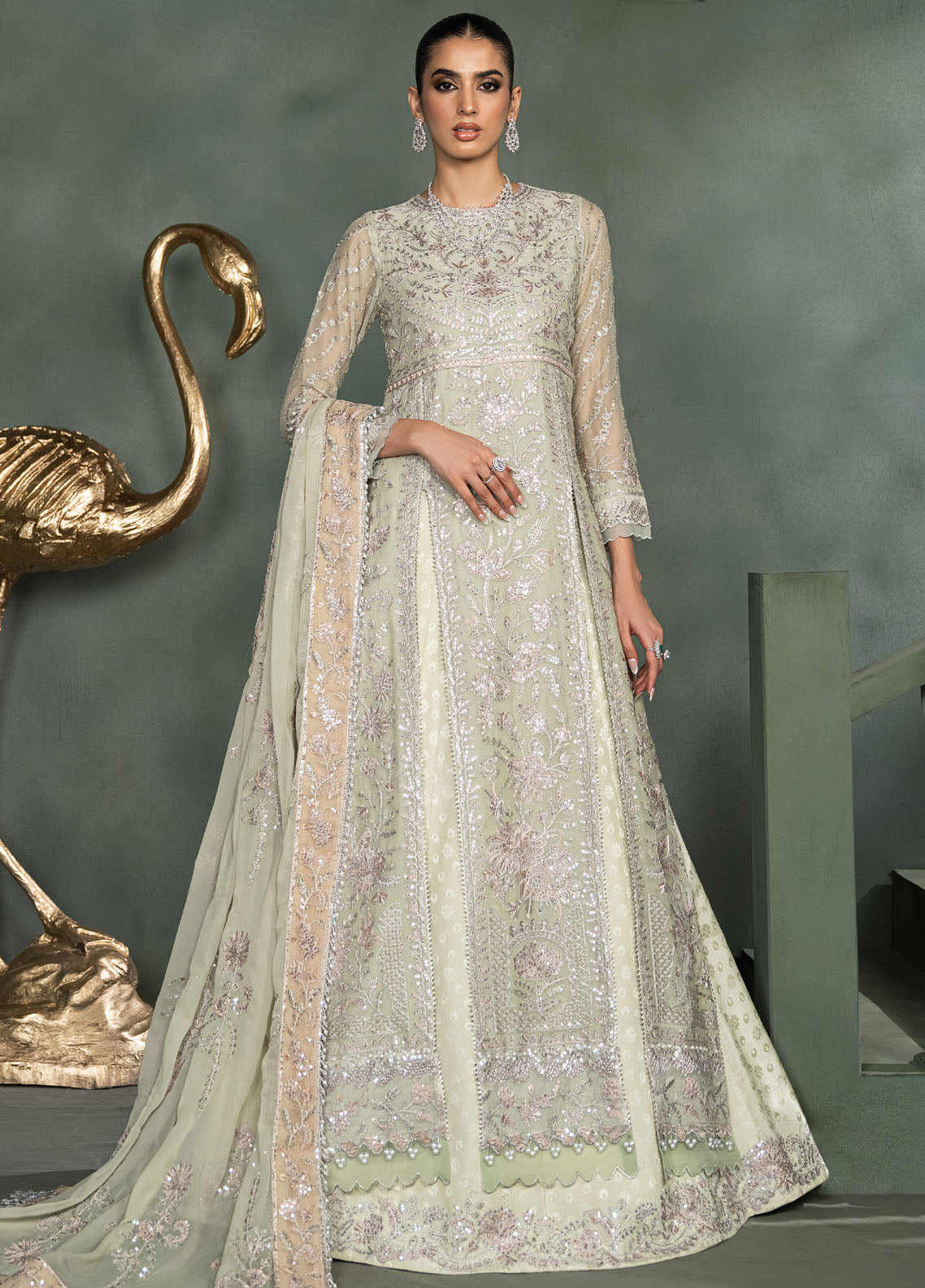 Heritage by Zarif Unstitched Luxury Formals Collection 2024 ZHF-05 Inara
