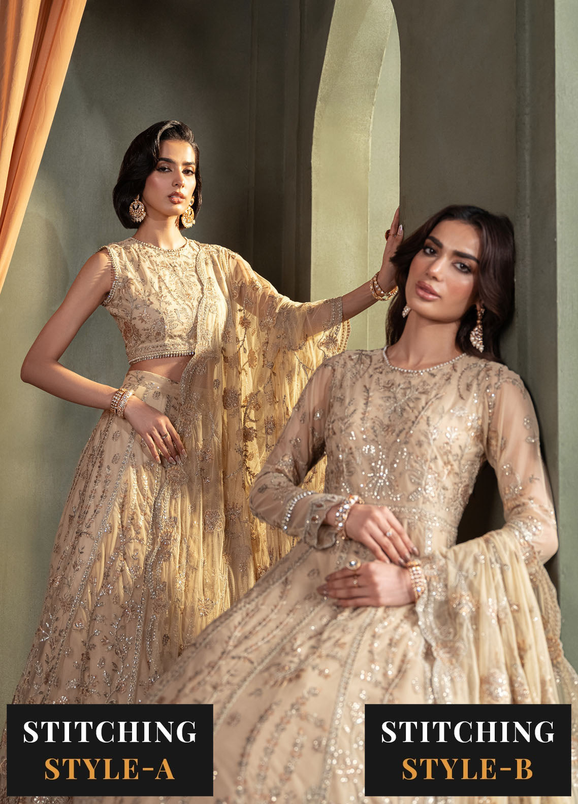 Heritage by Zarif Unstitched Luxury Formals Collection 2024 ZHF-01 Aveline