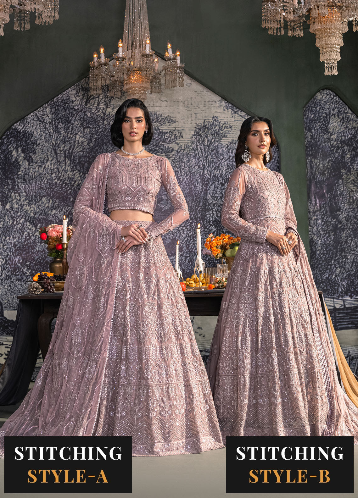 Heritage by Zarif Unstitched Luxury Formals Collection 2024 ZHF-03 Meraki