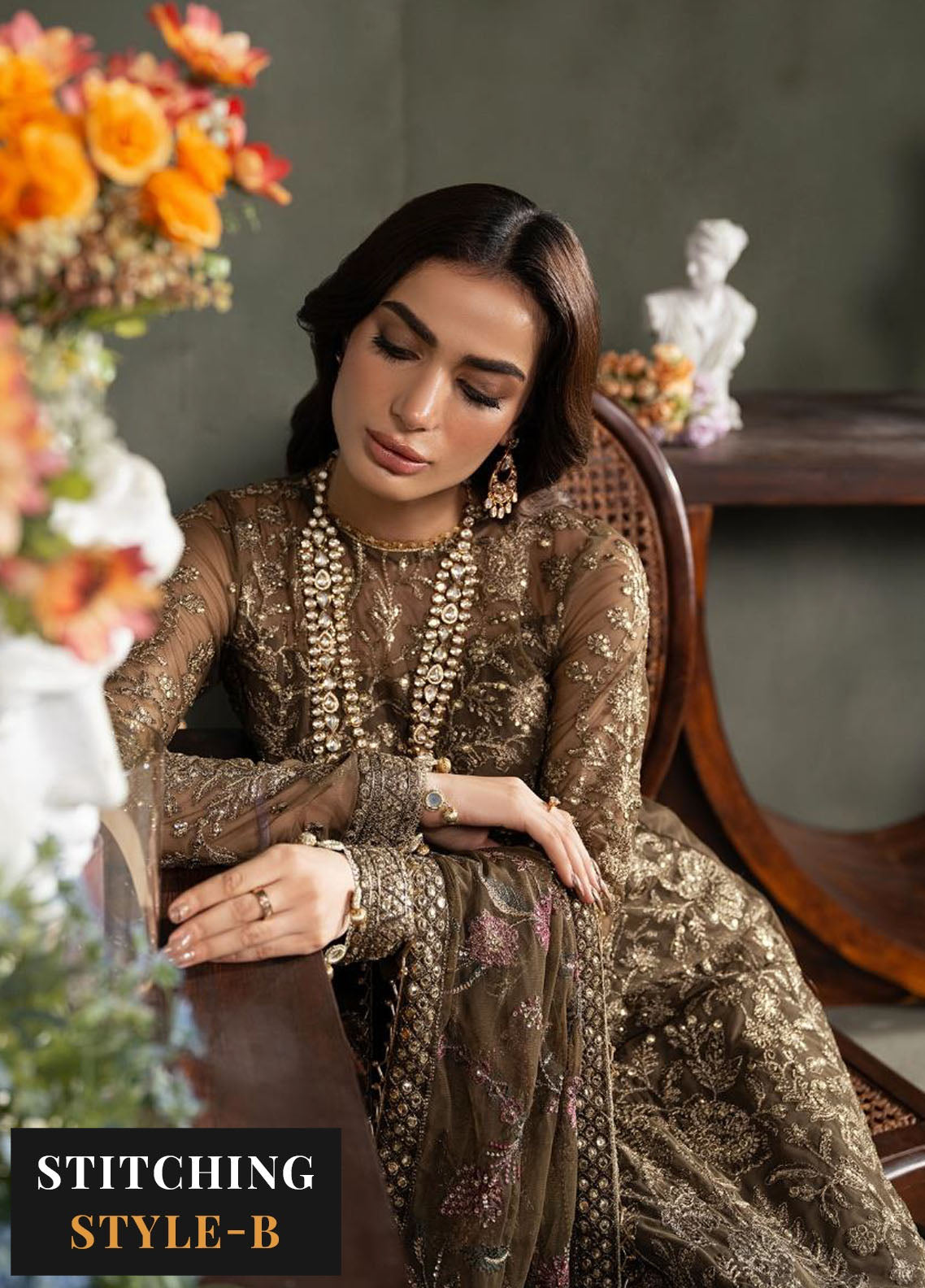 Heritage by Zarif Unstitched Luxury Formals Collection 2024 ZHF-06 Zhalay