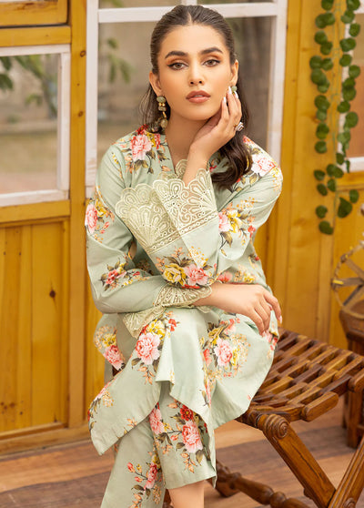 Esra Fashion Pret Embroidered Lawn 2 Piece Suit HD-23-22