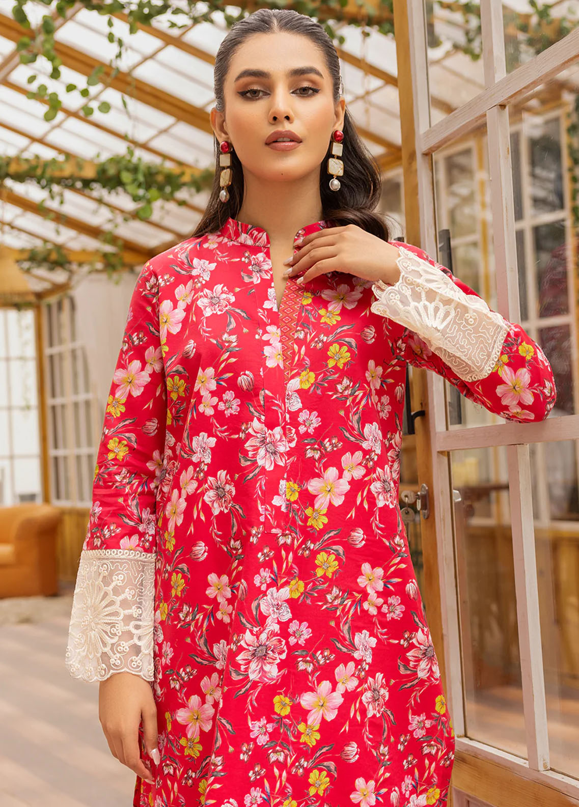 Esra Fashion Pret Embroidered Lawn 2 Piece Suit HD-23-30