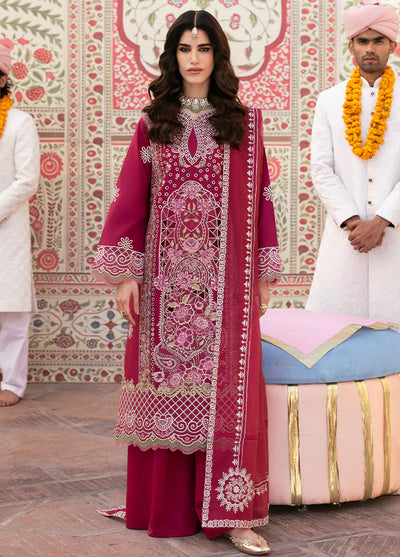 Husn e Jahan by Mahnur Embroidered Lawn Suits Unstitched 3 Piece Leyla