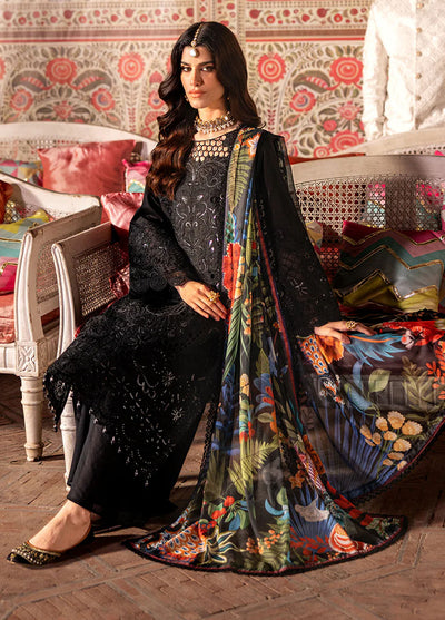 Husn e Jahan by Mahnur Embroidered Lawn Suits Unstitched 3 Piece Aaina