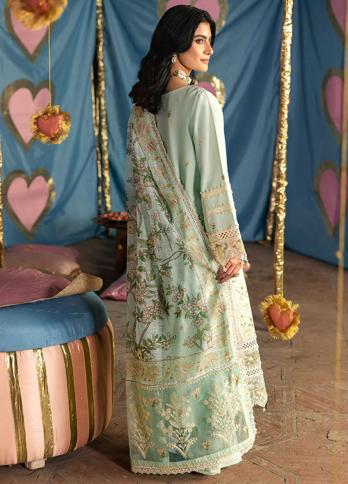 Husn e Jahan by Mahnur Embroidered Lawn Suits Unstitched 3 Piece Amalia