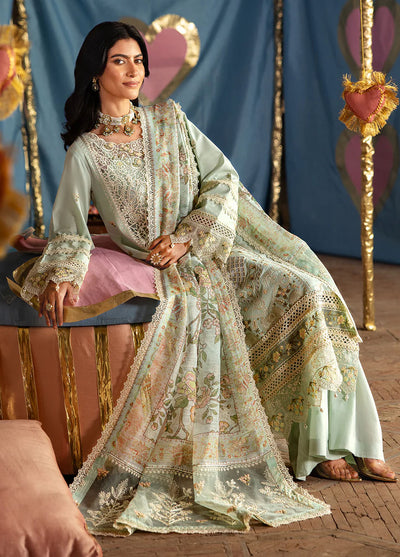 Husn e Jahan by Mahnur Embroidered Lawn Suits Unstitched 3 Piece Amalia