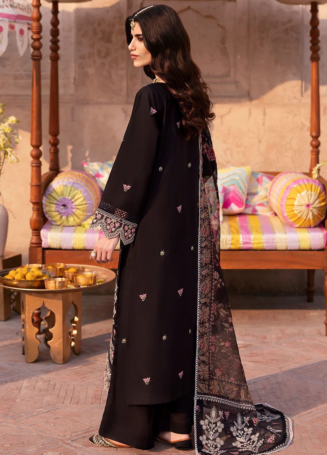 Husn e Jahan by Mahnur Embroidered Lawn Suits Unstitched 3 Piece Irene