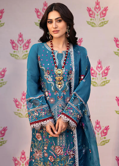 Husn e Jahan by Mahnur Embroidered Lawn Suits Unstitched 3 Piece Renee