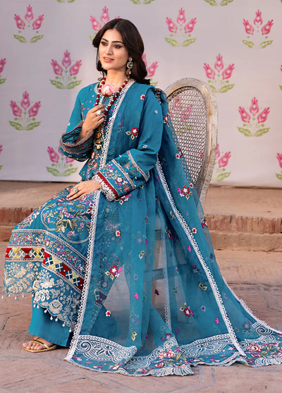 Husn e Jahan by Mahnur Embroidered Lawn Suits Unstitched 3 Piece Renee