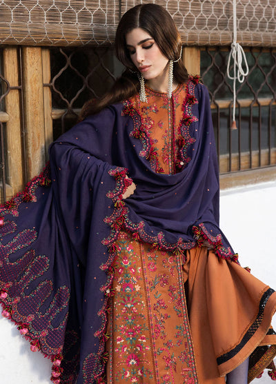 Hussain Rehar Unstitched Karandi Winter Collection 2024 Kamal