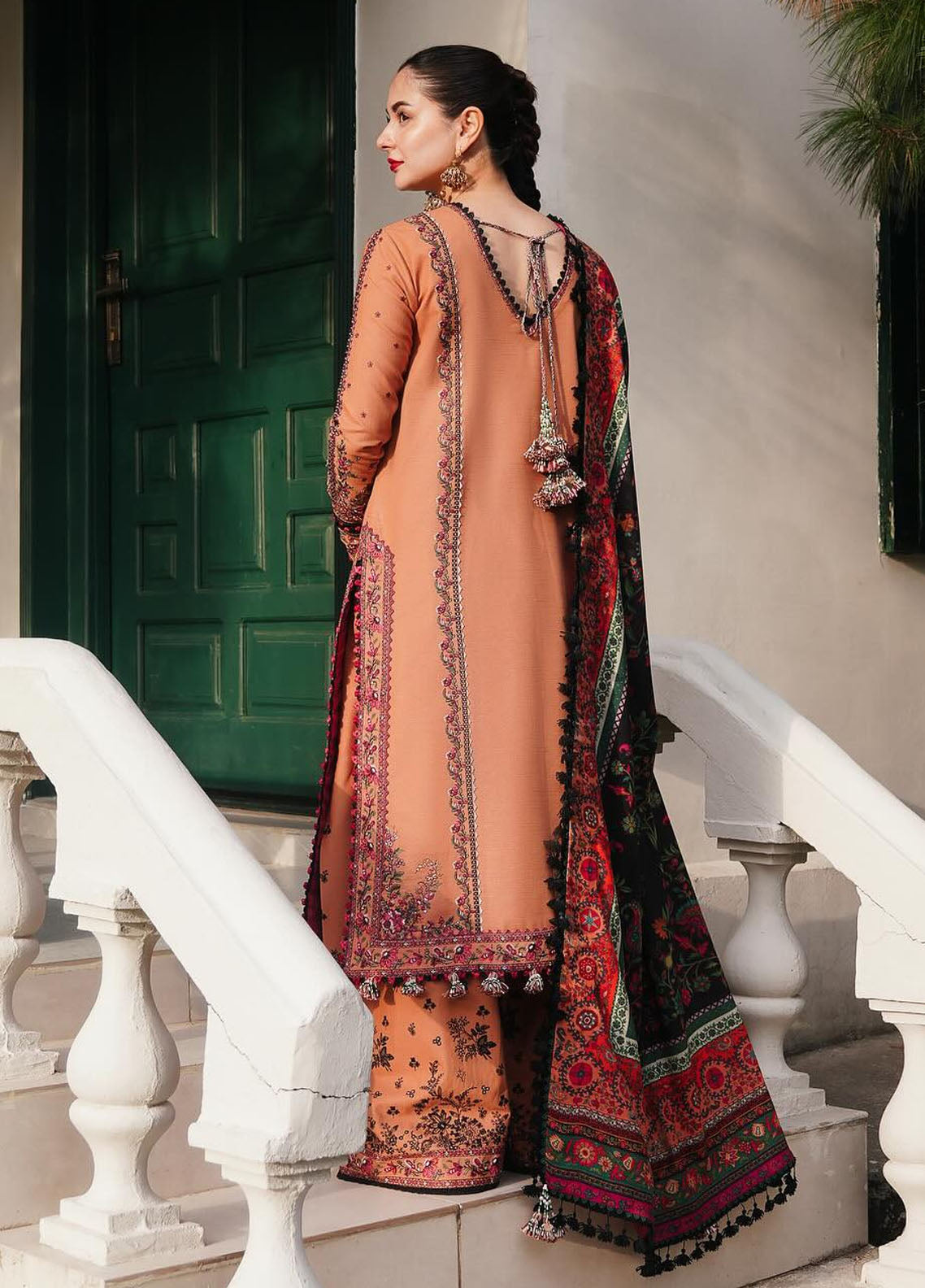 Hussain Rehar Unstitched Winter Shawl Collection 2024 Sahira