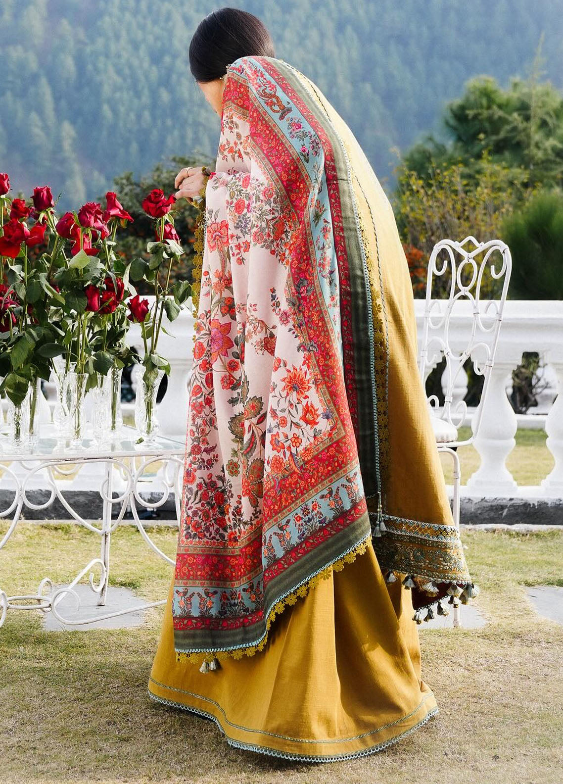 Hussain Rehar Unstitched Winter Shawl Collection 2024 Sehr