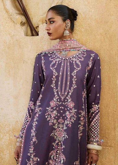 Hussain Rehar Embroidered Lawn Suit Unstitched 3 Piece HRR25LL D-08 Irris