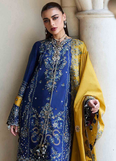 Hussain Rehar Embroidered Lawn Suit Unstitched 3 Piece HRR25LL D-11 Riviera