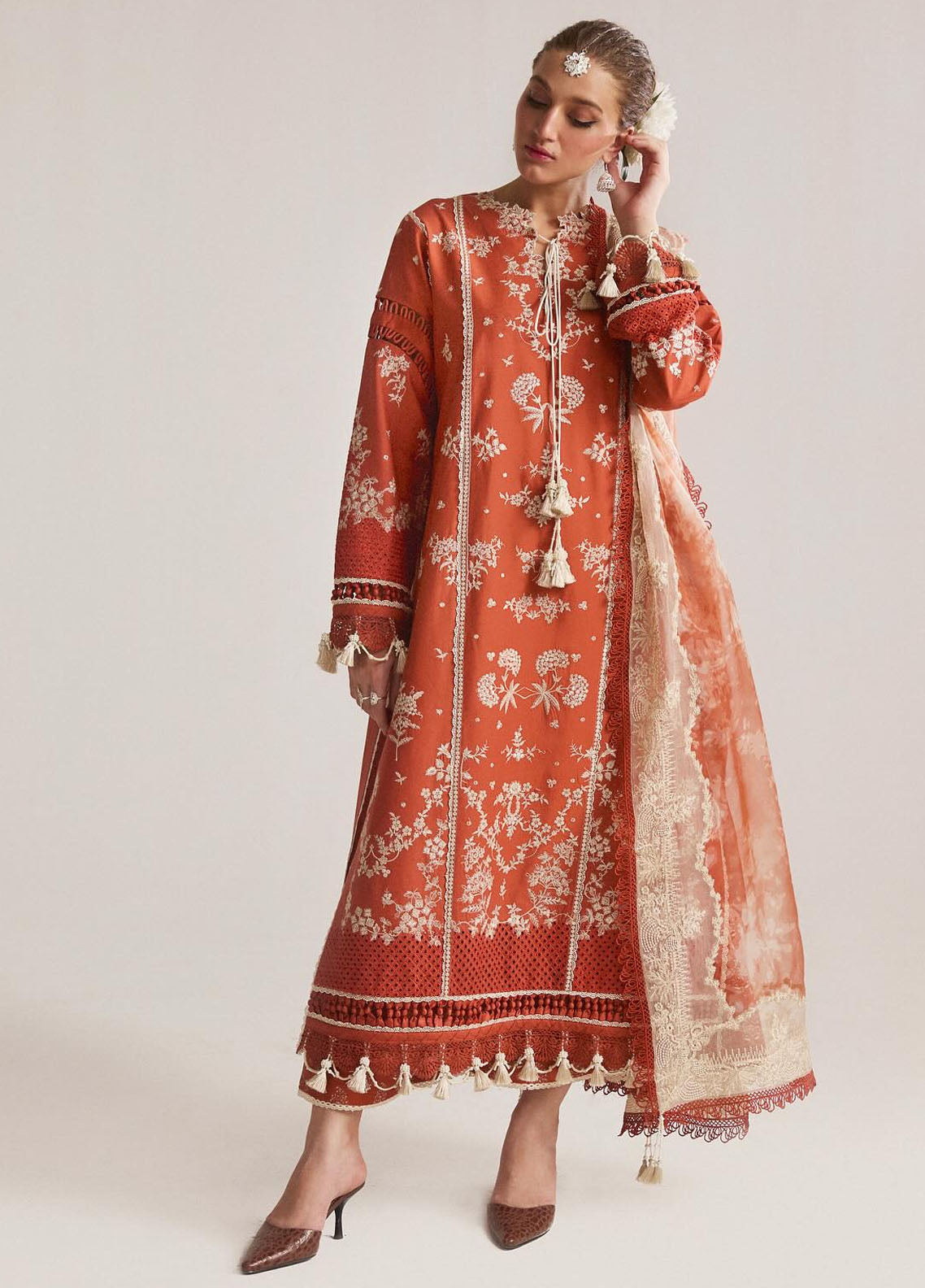 Hussain Rehar Spring Summer Lawn Eid Edit 2024 Sienna