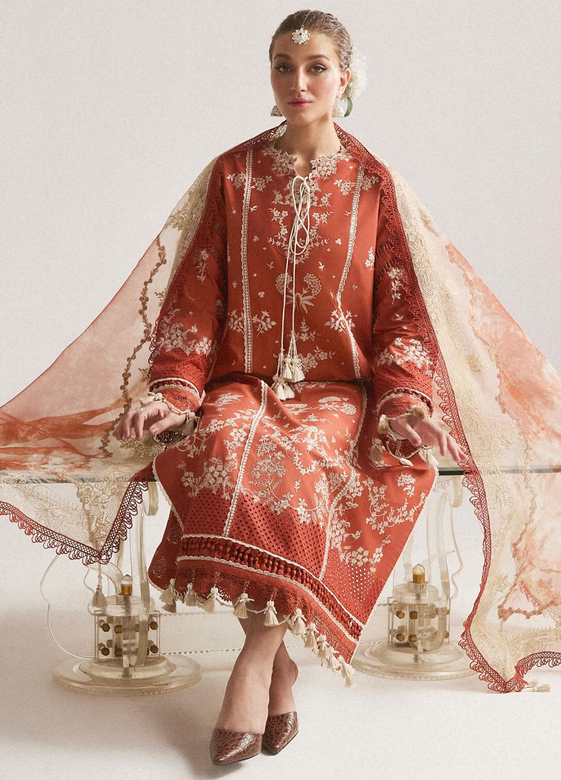 Hussain Rehar Spring Summer Lawn Eid Edit 2024 Sienna