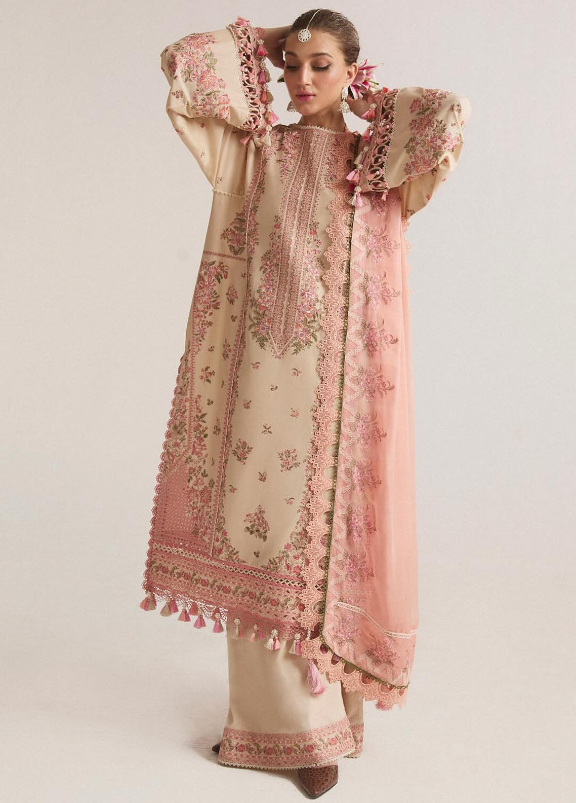 Hussain Rehar Spring Summer Lawn Eid Edit 2024 Stile