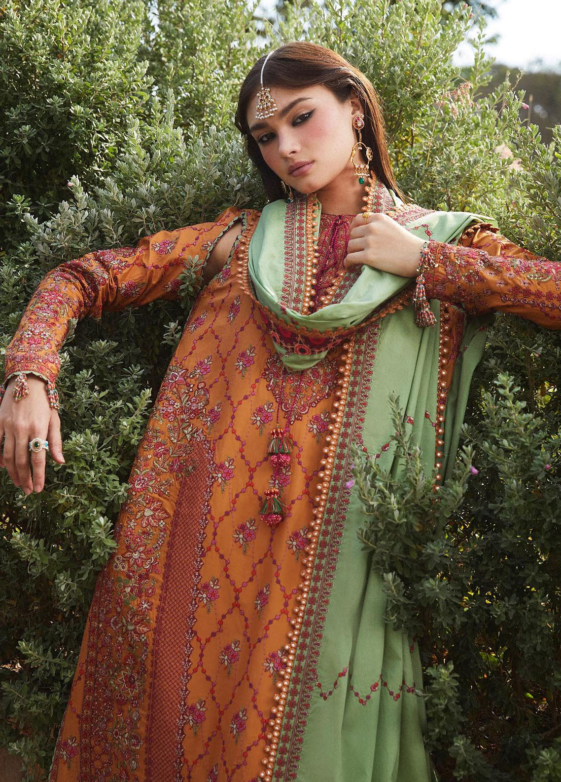 Hussain Rehar Eid Luxury Lawn Collection 2024 Amira