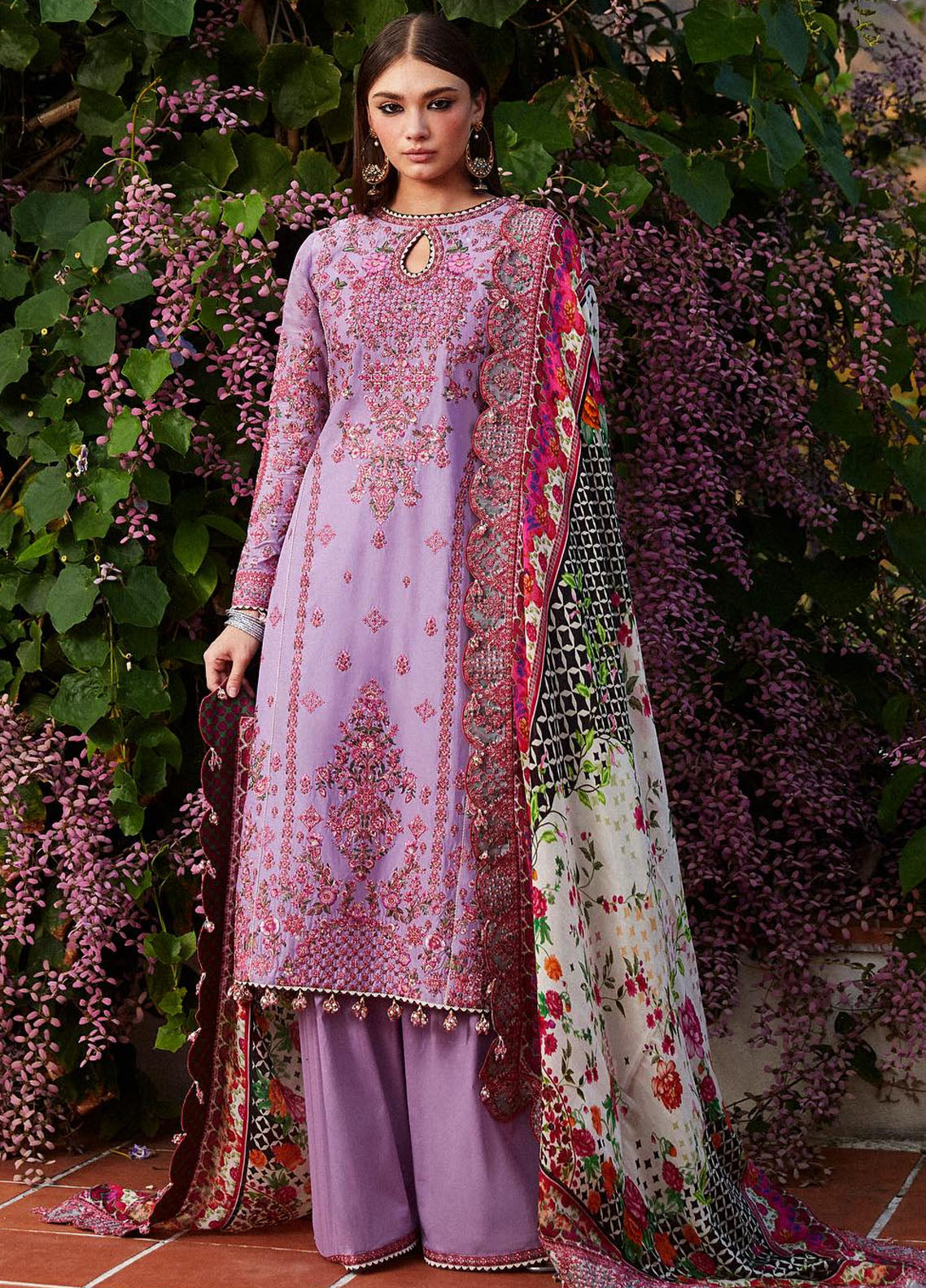 Hussain Rehar Eid Luxury Lawn Collection 2024 Ayzel