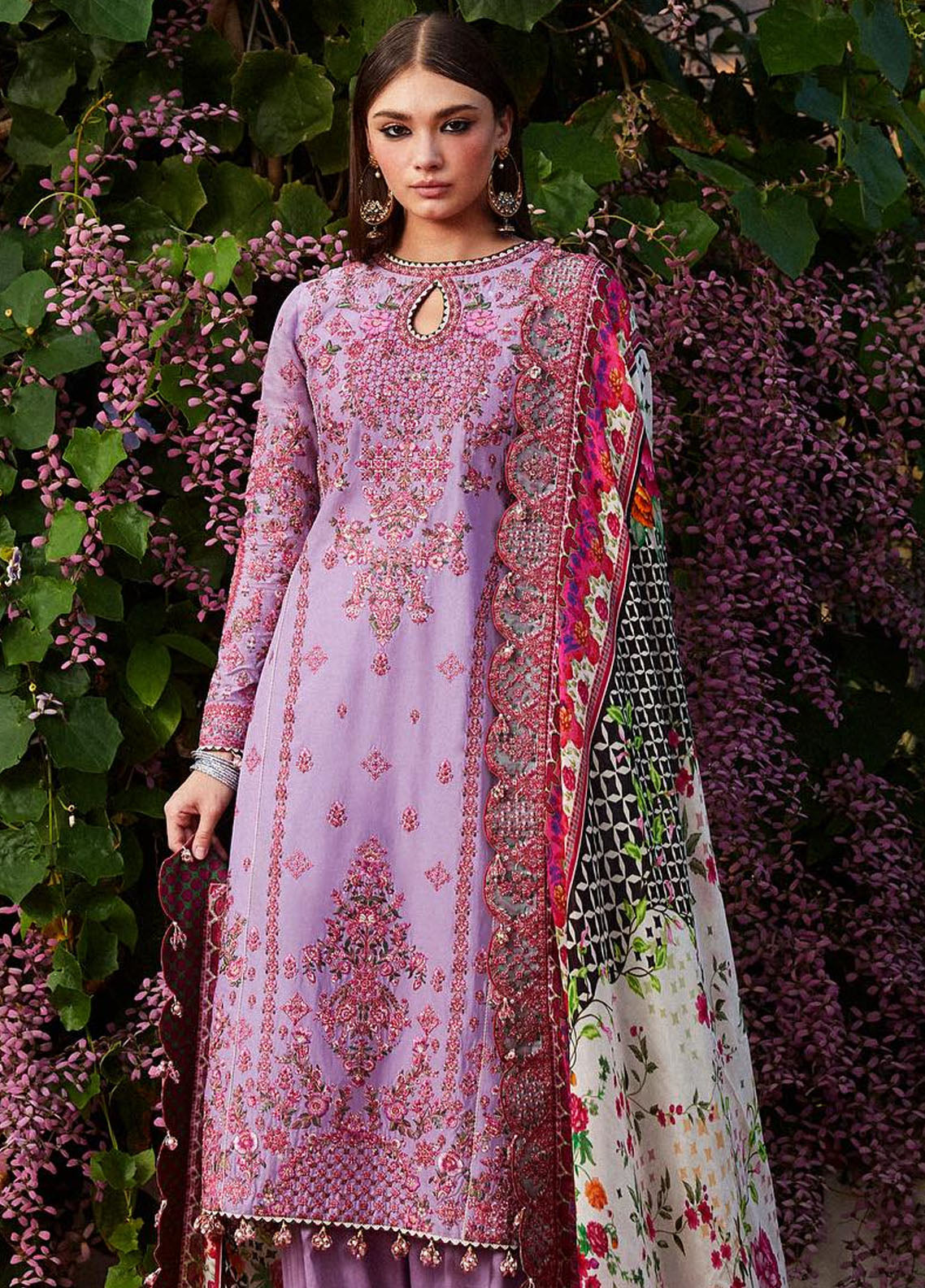 Hussain Rehar Eid Luxury Lawn Collection 2024 Ayzel