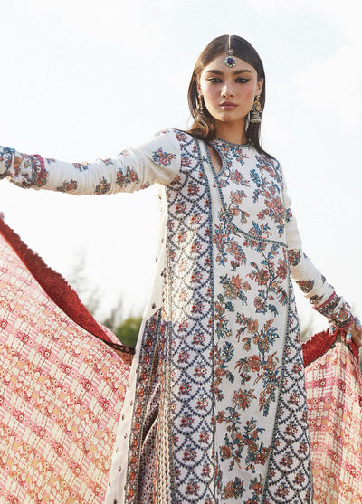 Hussain Rehar Eid Luxury Lawn Collection 2024 Elara