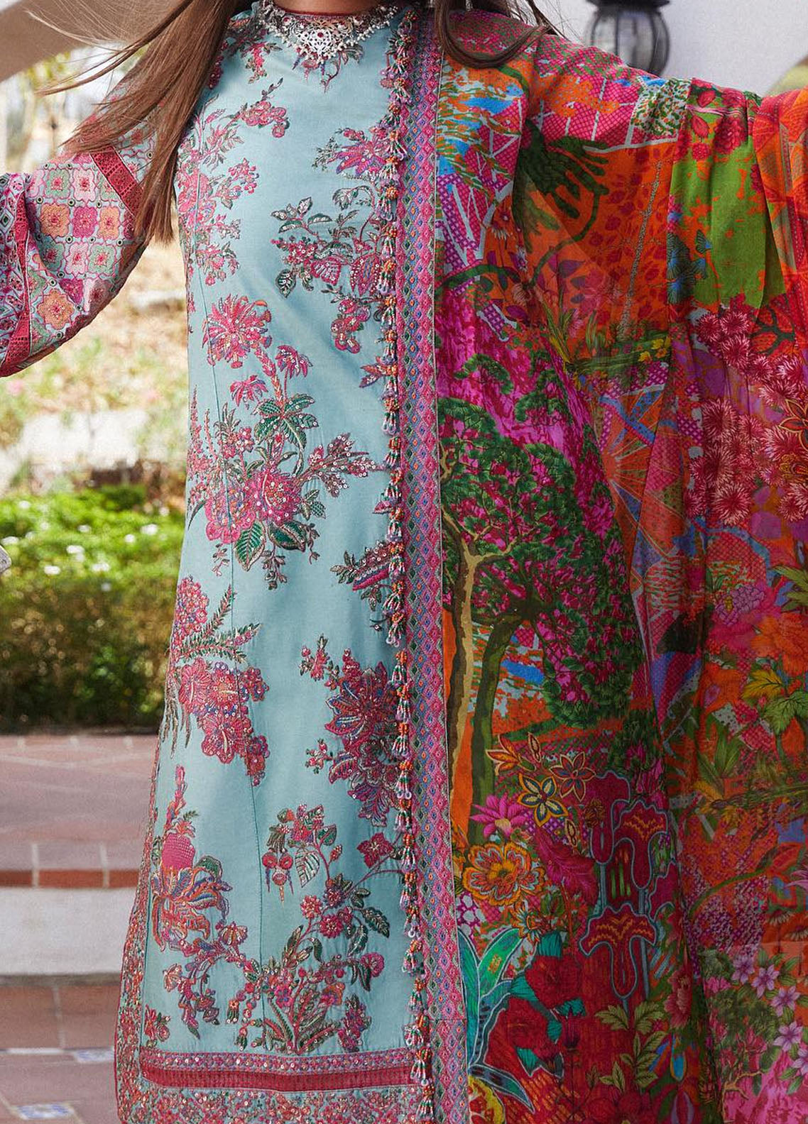 Hussain Rehar Eid Luxury Lawn Collection 2024 Floret