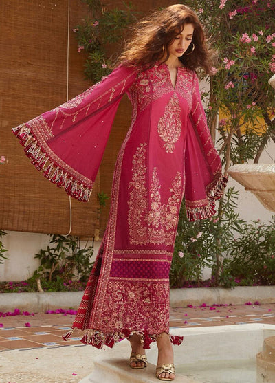 Hussain Rehar Eid Luxury Lawn Collection 2024 Nora