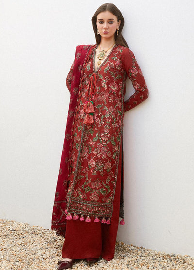 Hussain Rehar Eid Luxury Lawn Collection 2024 Ruhi