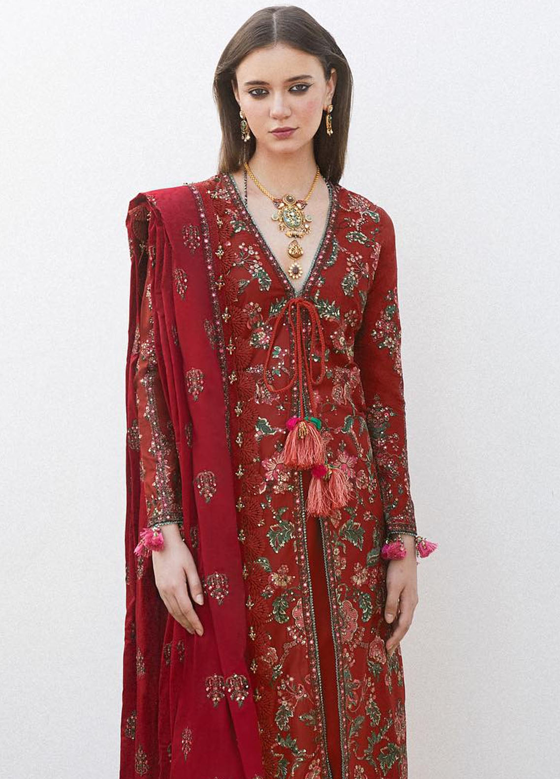 Hussain Rehar Eid Luxury Lawn Collection 2024 Ruhi